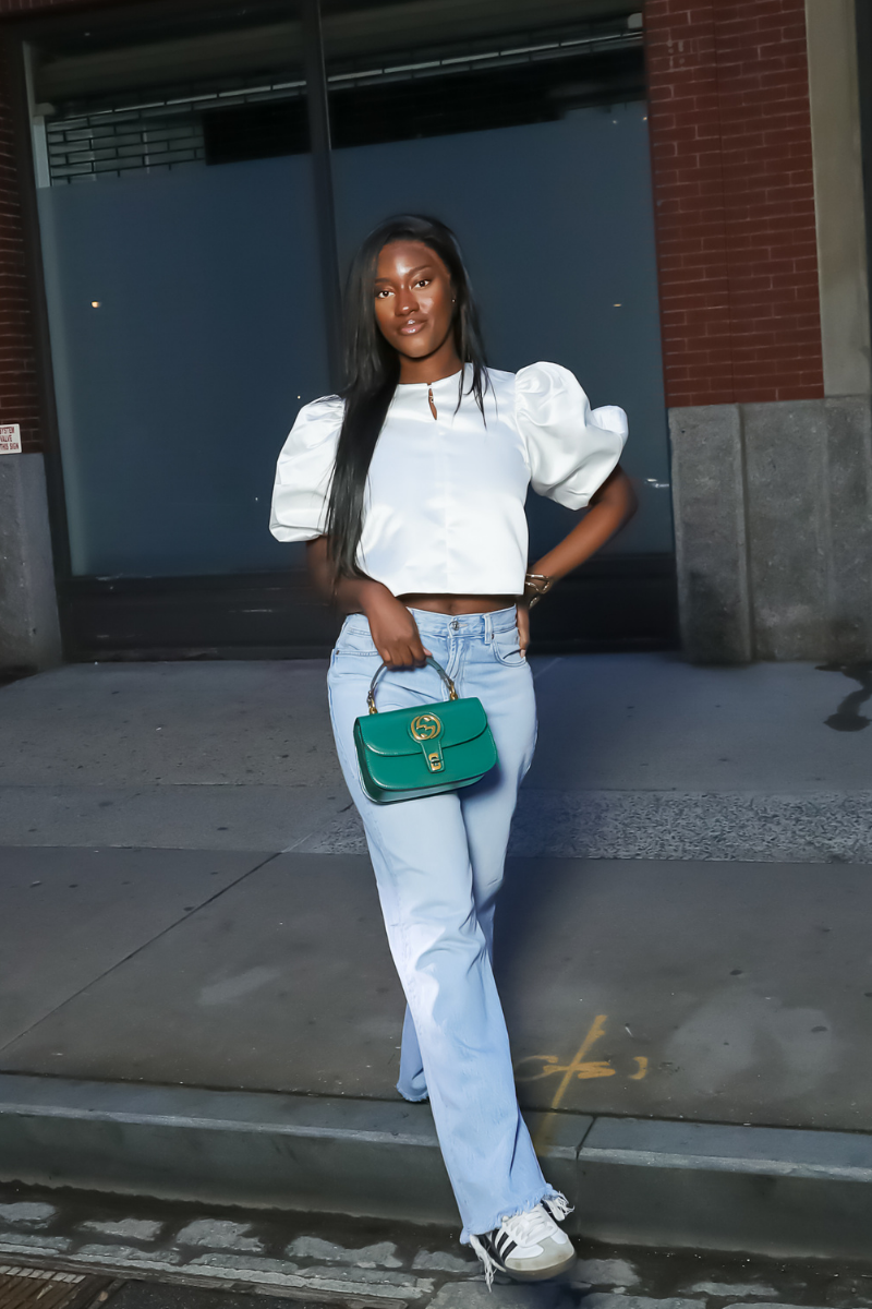 Cloud Luxe Puff-Sleeve Crop Top